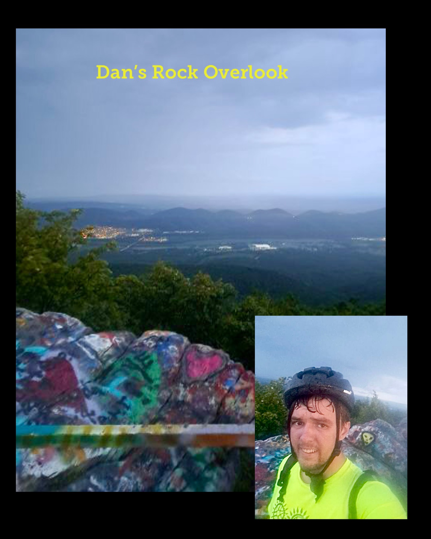 Paul at Dans Rock Overlook