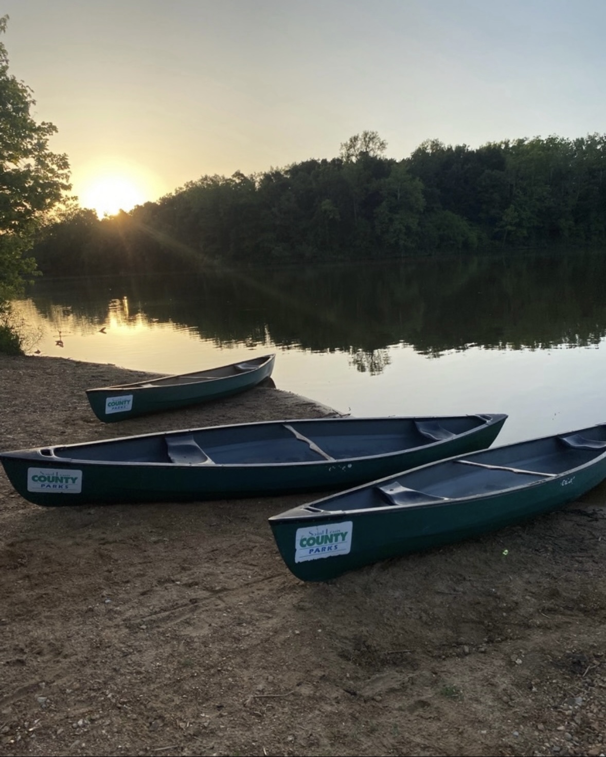 CITO Simpso lake canoes sunset
